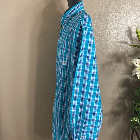 Chaps Easy Care Men’s Plaid Shirt - Picture 2 of 4